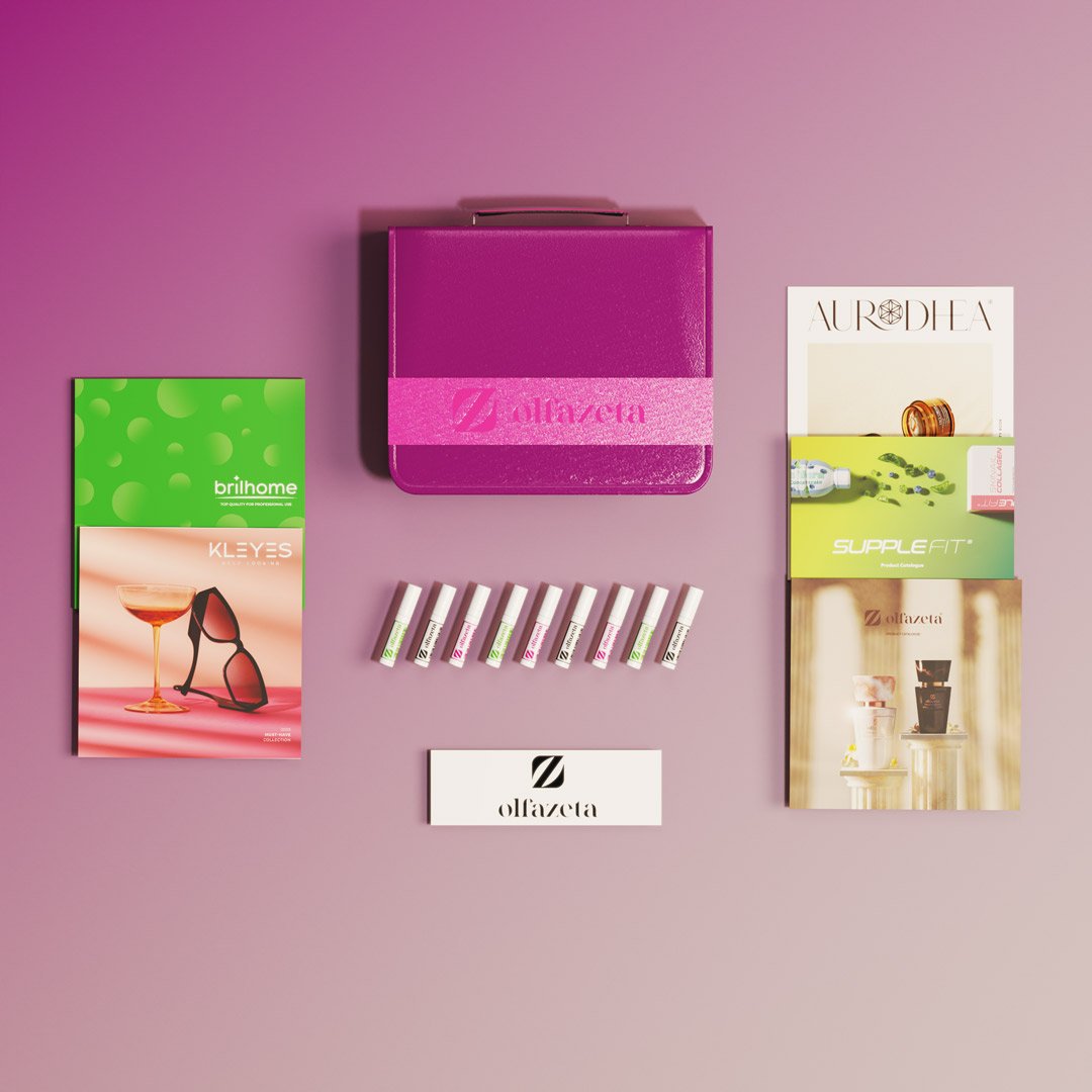 Come diventare consulente Chogan: Kit Starter 60 euro con 42 campioncini profumi in plastica