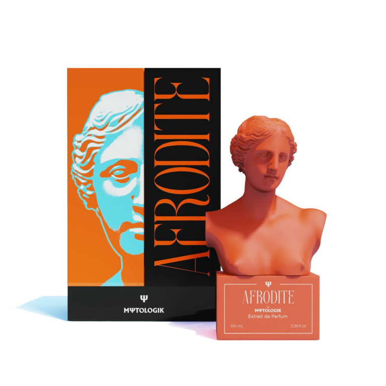 Profumo Mytologik Afrodite Olfazeta Chogan - boccetta a forma di statua della dea dell'amore