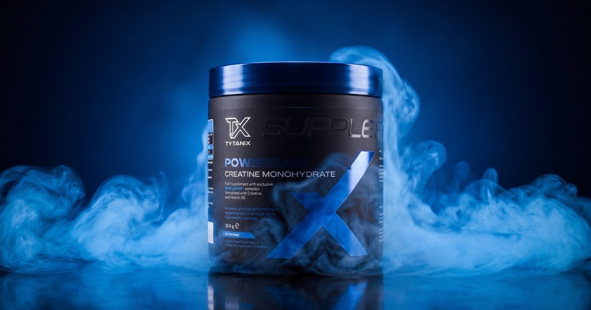 POWERGAIN TYTANIX Supplefit Chogan: integratore di creatina monoidrato, 90 porzioni