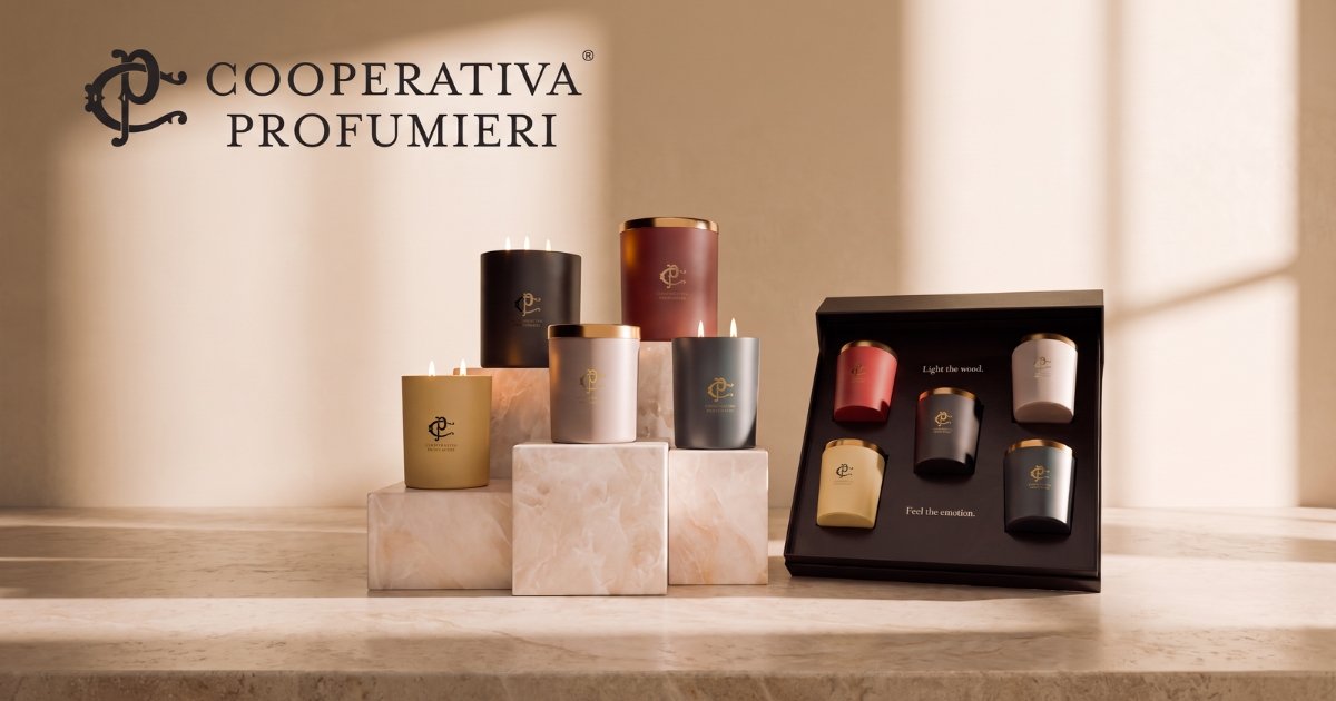 Candele profumate Chogan: 5 fragranze Cooperativa Profumieri, formati e prezzi