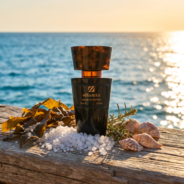 Profumo Olfazeta Chogan Seaside 069M - boccetta 70 ml uomo, note marine di mirto e sale